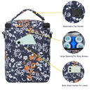Breastmilk Cooler Bag with Ice Pack Fits 4 Baby Bottles Up To 9 Ounce Insulated Coolers Bag Breast Milk Cooler on the Go with Strap Baby Bottle Cooler Bag for Nursing Mom Daycare or Travel by TinyTreasures Baby Boutique