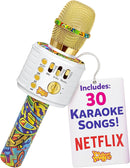 Move2Play, Kids Karaoke Microphone | Includes Bluetooth & Pre-Loaded Songs | Birthday Girls Present for All Ages, 2, 3, 4, 5+ Year Old Girls, Boys & Toddlers (Graffiti) by TinyTreasures Baby Boutique