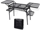 Nice C Camping Table, Compact Folding Table, Grill Table, Outdoor Tables, Camping Tables That Fold Up Lightweight, with 4 Side Tables & Mesh Net for BBQ, Camping by GreenHaven Gardens