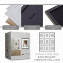 Sheffield Home 9 Piece Gallery Wall Frame Set, 11x14 Inch, Natural by CozyNest Decor