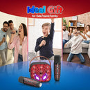 Cool Mini Karaoke Machine Toys: Kids Toys Birthday Gifts Age 3-12+ LED Portable Bluetooth Speaker with 2 Wireless Microphone Gift Toy for 4 5 6 7 8 9 Years Old Girls Boys Kid Adults by TinyTreasures Baby Boutique