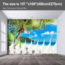 Beach Wall murals Peel and Stick Wallpaper for Bedroom Living Room - 108"x157" by CozyNest Decor