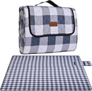 Extra Large Picnic Blanket 80''x 80'' Waterproof Foldable Picnic Mat for Beach, 5-Layer Outdoor Blanket for 6 to 8 Adults,Camping Grass Lawn Park Accessories Couple Park Wedding Registry(Grey) by TinyTreasures Baby Boutique