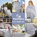 Yoofoss Nursing Cover Breastfeeding Scarf - Baby Car Seat Covers, Infant Stroller Cover, Carseat Canopy for Girls and Boys by TinyTreasures Baby Boutique