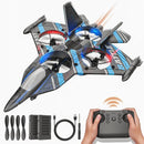 BEZGAR Drones for Kids | 2.4GHZ RC Plane, Remote Control Airplane, RC Helicopter, 360° Flip Fighter Jet Toy, Toys for ages 8-13 with Colorful LED Navigation Lights Blue by TinyTreasures Baby Boutique