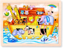 Noah Jigsaw Puzzles for Toddlers Age 3-5, 48pcs Preschool Educational Learning Toys Sets Gift for Baby Infants Boys and Girls (Noah's Ark…) by TinyTreasures Baby Boutique