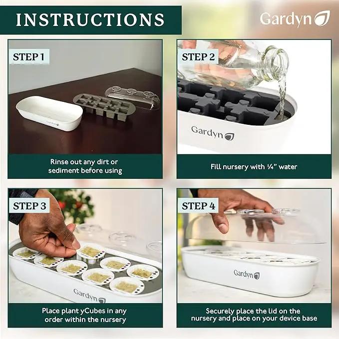 Gardyn Indoor Garden Nursery - Indoor Germination, Hydroponic Growing System - Seed Starter Tray Works with Gardyn Home Tower Gardens, Vertical Garden Planters & Microgreens Growing Kits, photo 8 of 9