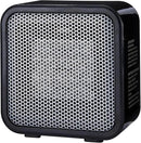 Amazon Basics Ceramic Space Heater, Mini Heater for Office Desk, Portable Tent Heater for Camping (Indoor Use), 500 W, With Tip-Over Protection, Lightweight (1.4 LBS), Black, 5.87”D x 3.15”W x 5.95”H by CozyNest Decor
