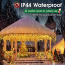 Hezbjiti 2Pack Total 800LED Ice Lights 32.8FT Christmas Lights String Lights Outdoor Decoration 8 Modes 75 Drops Fairy Lights for Eaves Party Yard Garden Xmas Decor by GreenHaven Gardens