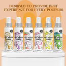Clean-n-Fresh Toilet Spray 6.8 Fl.Oz, Vanilla Scent, Natural Plant Essential Oil Air Freshener & Odor Eliminator by CozyNest Decor