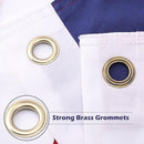 American Flag 2.5x4 Ft Deluxe Water Resistant Series Made From Heavy Duty Super Tough Spun Polyester/Embroidered Stars/Sewn Stripes/Brass Grommets,US Flags Perfect for Outside by GreenHaven Gardens