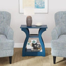 End Tables Living Room Set of 2,End Table with Charging Station and USB,Navy Blue Side Table, Nightstand for Bedroom,3 Tier End Table with Storage Shelf for Living Room Navy Blue by CozyNest Decor