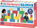 Teacher Created Resources Easy-Stack Cardboard Blocks 24 Piece Set (TCR11531) by TinyTreasures Baby Boutique