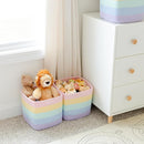 NaturalCozy Storage Cubes 11 Inch Cotton Rope Woven Baskets for Organizing, 3-Pack | Cube Storage Bin | Square Storage Baskets for Shelves Organizer, Classroom, Kids Toy Bins, Closet, Baby Nursery by TinyTreasures Baby Boutique