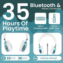 Puro Sound Labs PuroQuiet Plus Noise Cancelling Headphones for Kids, Bluetooth Kids On Ear Headphones with Mic, Lightweight On-Ear Design, Studio-Grade Sound (Teal) by TinyTreasures Baby Boutique