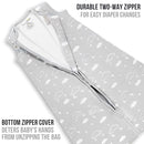 Baby Sleep Sack 1.0 TOG, Organic Cotton Baby Wearable Blanket with Two-Way Zipper, Swaddle Transition Baby Sleeping Bag, All-Season Sleep Sack for Newborn Infant Toddler Boy Girl, 2-Pack, 18-24 Month by TinyTreasures Baby Boutique
