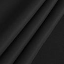 sancua Rectangle Tablecloth - 90 x 132 Inch - Water Resistant Spill Proof Washable Polyester Table Cloth, Decorative Fabric Table Cover for Dining Tables, Buffet Parties and Camping, Black by CozyNest Decor