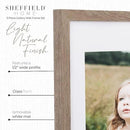 Sheffield Home 9 Piece Gallery Wall Frame Set, 11x14 Inch, Light Natural by CozyNest Decor