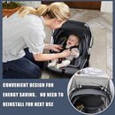 Baby Mosquito Net for Infant Car Seats,Infant Stroller and Bassinets, Carrier,Breathable with Elastic Netting for Easy Fitting, Portable Durable & Long Lasting Infant Insect Shield Netting (Black by TinyTreasures Baby Boutique