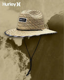 Hurley Men's Straw Hat - Bayside Lifeguard Straw Sun Hat by GreenHaven Gardens