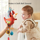 TUMAMA Dinosaur Plush Toy with Wind Chime, Car Seat Stroller Stroller Crib Hanging Toys, Baby Toys for 0 3 6 9 12 Months by TinyTreasures Baby Boutique