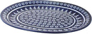 Blue Rose Polish Pottery Winter Nights Large Serving Platter by CozyNest Decor