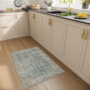 Machine Washable Entryway Throw Rug: Door Mat Indoor Entrance 2x3 Rug Boho Small Area Rug Non-Slip Low Pile Kitchen Rug for Front Door Indoor Entrance Entry Kids Room by TinyTreasures Baby Boutique