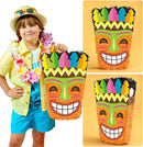 WERNNSAI Tiki Piñata -Tropical Hawaii Piñata with Blindfold and Bat for Girls Boys Kids Piñata Hawaiian Luau Themed Party Decorations for Summer Birthday Party Supplies Carnivals Festivals Celebration by TinyTreasures Baby Boutique