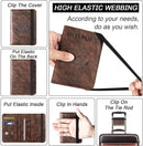 Passport Holder Cover Wallet Travel Essentials Leather Rfid Blocking Case Vacation Luggage Must Haves Travel Accessories for Men Women (116