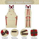 Kids Art Aprons for Painting, Gardening, Cooking, Multiple Pockets, Kids Smock for Boys & Girls, Waterproof (Age6-12) by TinyTreasures Baby Boutique