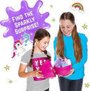 GirlZone Sparkly Unicorn Egg Surprise Slime Kit for Girls, Sensory Toys for Kids, Create Cloud Slime & Magical Unicorn Slime, Ideal Arts and Crafts Easter Gift for Kids Aged 7-12 Years Old by TinyTreasures Baby Boutique