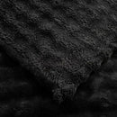 YUSOKI Luxury 3D Bubble Throw Blanket 2lb,All Ages,Home Decoration, (Black,50 * 60inches) by CozyNest Decor