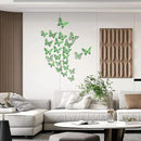 SAOROPEB 3D Butterfly Wall Decor - 48 Pcs, 4 Styles, 3 Sizes, Removable Stickers for Birthdays & Parties by CozyNest Decor