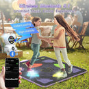Dance Mat for Kids, Rechargeable Dance Mats for Girls and Boys, Light-up Dancing pad Game with Wireless Bluetooth, Christmas Birthday Gifts Ideas for 3 4 5 6 7 8 9 10 11 12 Year Old Kids by TinyTreasures Baby Boutique