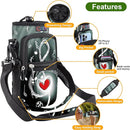 icolor Water Bottle Carrier Bag with Strap 25/32/40 oz Crossbody Bottle Holder with Phone Pocket Sling Sleeve Insulated Neoprene Water Bottle Pouch for Walking Travelling by TinyTreasures Baby Boutique