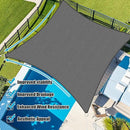 Amagenix Sun Shade Sail 5'X7' Curved Edge Outdoor Shade Canopy Dark Grey Breathable 95% UV Block Shade Cloth for Patio Garden Backyard (We Make Custom Size) by GreenHaven Gardens