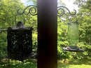 6-Inch Outdoor Indoor Decorative Iron Lantern Wall Hooks Hangers for Hanging Wind Chimes Hummingbird Feeders Candle Holders(Black, Set of 2) by GreenHaven Gardens