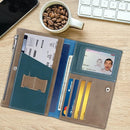 Genuine Leather Travel Passport Wallet, Slim RFID Blocking Holder for Secure Travel and Document Organization (Blue) by TinyTreasures Baby Boutique