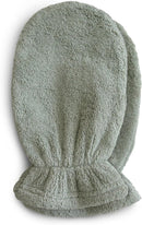 mushie Baby Bath Mitt | Organic Cotton | Pack of 2 (Moss) by TinyTreasures Baby Boutique