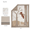 Lambs & Ivy Treetop Fox Woodland Tree Nursery 3-Piece Baby Crib Bedding Set by TinyTreasures Baby Boutique