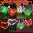 6 Pcs St. Patrick's Day Solar Firework Stake Lights 180 LED 8 Modes Solar Waterproof LED Sparkler Lights Outdoor Decoration for Garden Patio Yard Pathway Walkway Lawn, Red Green White by GreenHaven Gardens