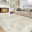 10x14 Area Rugs Large Living Room Rug Washable: Modern Abstract Rug Indoor Modern Carpet Non Slip for Dining Room Bedroom Nursery Home Office Beige by TinyTreasures Baby Boutique