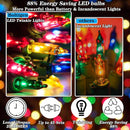 60 LED Multicolor Twinkling Christmas String Lights Plug in, 17 of 60 Lights Twinkle,Connect up to 45 Sets,UL Certified 22 Ft Mini Twinkle Christmas Tree Lights,Indoor Outdoor Use by TinyTreasures Baby Boutique