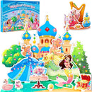 Stickers for Kids, Gem Stickers Kit, Travel Toys for Girls, 600+Sticker, DIY Scrapbooking Activity, 5 Princess Theme Diamond Art Kits for Kids Christmas Birthday Gifts for Girls Ages 3, 4, 5, 6, 7, 8 by TinyTreasures Baby Boutique