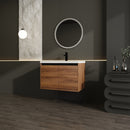 Bathroom Vanity Set With Resin Countertop Sink And 2 Doors, Engineered Wood by HouseOfZazla
