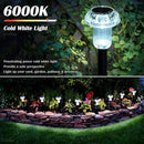 Solar Lights Outdoor 12 Pack Pathway Lights 6000K LED Waterproof Cold White Mushroom Shape for Garden Driveway Walkway Landscape Path Lawn Yard Decor by CozyNest Decor