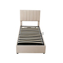 Upholstered Platform Bed With A Hydraulic Storage System by HouseOfZazla