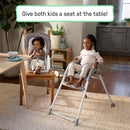 Ingenuity Trio Foldaway 6-in-1 Baby High Chair, 6 Ways to Use, Toddler Chair, Foldable Legs, 6M-5Y - Endless Blooms by TinyTreasures Baby Boutique
