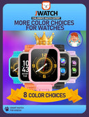 Kids Smart Watch for Boys Girls 6-12 with Pedometer Audio Book Camera Music Player Birthday Present Christmas (Pink by TinyTreasures Baby Boutique