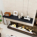 Black Floating Shelves 48 Inch Long, 12 Inch Deep Floating Shelves for Wall, 48 x 12 Large Wall Shelves for Home Storage & Display, 2" Thicked Floating Shelf for Bedroom, Living Room, 1 Pack by CozyNest Decor